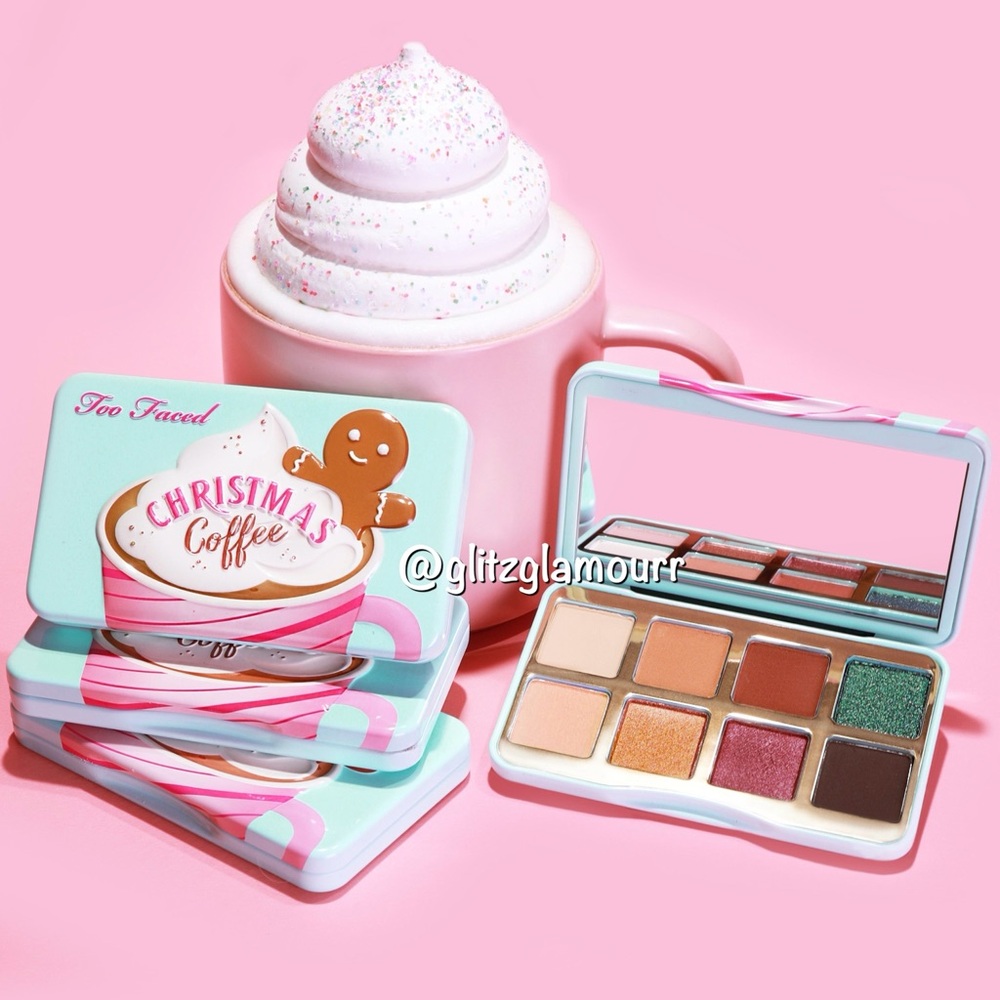🎄☕️Too Faced Christmas Coffee Mini Eye Shadow Palette🎄☕️